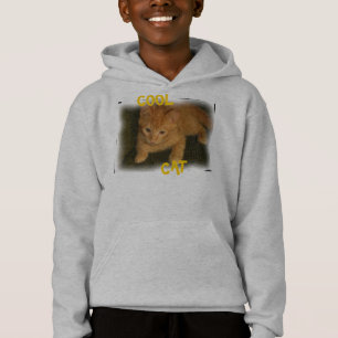 Kitty "CAT COOL" Enfants Sweatshirt à capuchon