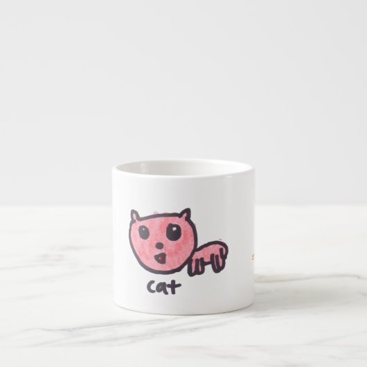 Kitty Cat Espresso Cup Espresso Kop (Voorkant)