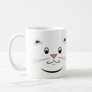 Kitty Cat Face Koffiemok