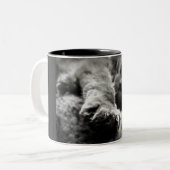 Kitty Cat Foto Tweekleurige Koffiemok (Voorkant links)