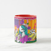 "Kitty Cat Friends" Mug de café du matin (Centre)