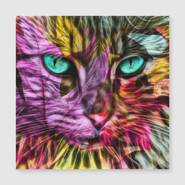 Kitty Cat Kitten Artsy Design (Voorkant)