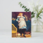 Kitty Cat Love -  kunst Briefkaart (Staand voorkant)