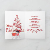 Kitty Cat Noël Carte de voeux (Intérieur)