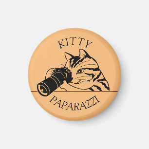 Kitty Cat Paparazzi - Fotograaf Magneet