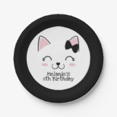 Kitty Cat Papieren Bordje (Voorkant)