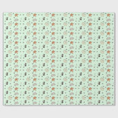 Kitty Cat Pattern Cadeaupapier (Vlak)