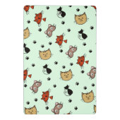 Kitty Cat Pattern Mini Klembord (Achterkant)