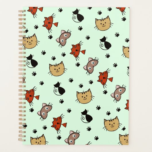 Kitty Cat Pattern Planner (Voorkant)