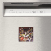 KITTY CAT-PORTRAIT MAGNEET (Insitu (Vaatwasser))