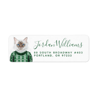 Kitty Cat Sweater | Jouw namen toevoegen Etiket