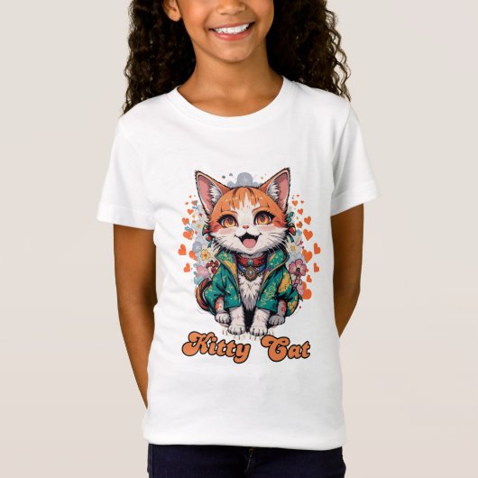 Kitty Cat T-shirt (Voorkant)