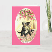Kitty Cat Wedding Kaart (Voorkant)