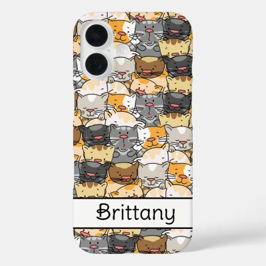 Kitty Cats gepersonaliseerd Case-Mate iPhone Case (Achterkant)