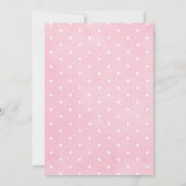 Kitty Chat rose mignon Carte de remerciements (Dos)