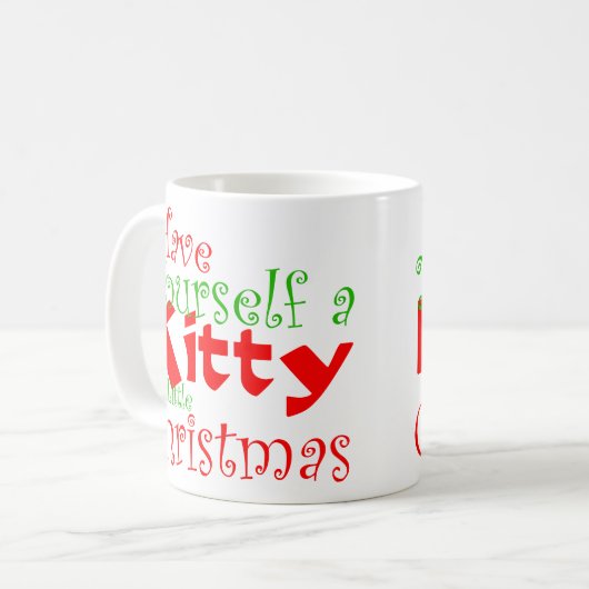 Kitty Christmas Holiday Mug (Devant gauche)