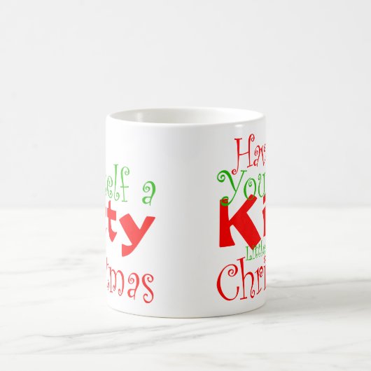 Kitty Christmas Holiday Mug (Centre)