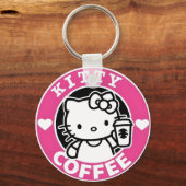 Kitty Coffee Logo Sleutelhanger (Achterkant)