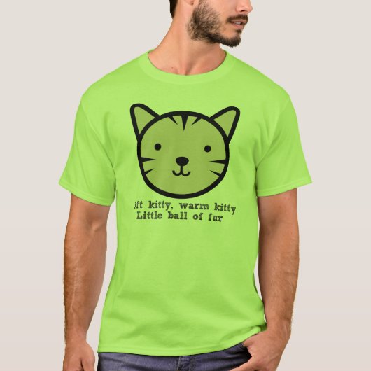 Kitty doux, Kitty chaud, peu de boule de T-shirt (Devant)