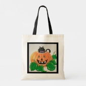 Kitty en sac Citrouille (Dos)