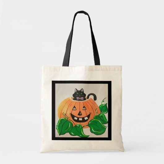 Kitty en sac Citrouille (Devant)