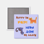 Kitty est un aimant Fed/Pas Fed (Recto/Verso)