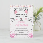 Kitty et amis Invitation d'anniversaire, P imprima (Debout devant)
