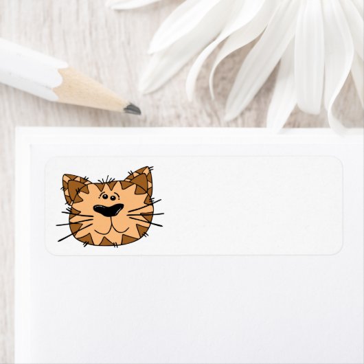 Kitty étiquette de adresse (En situation)