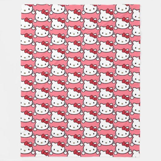 Kitty Fleece Deken (Voorkant)
