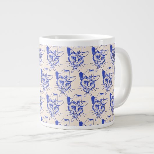 Kitty Giant Coffee Mug (Devant droit)