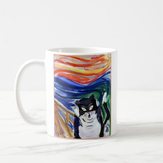 Kitty hurle Mug (Gauche)