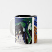 Kitty hurle Mug (Devant gauche)