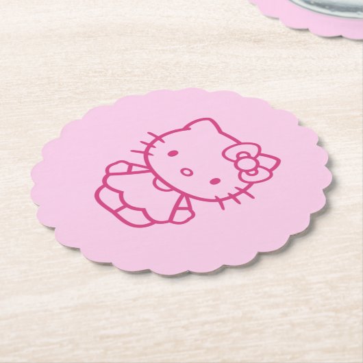Kitty Kartonnen Onderzetters (Gekanteld)