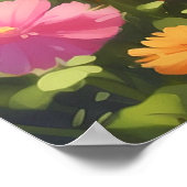 *~* Kitty Kat 5:4 Kitten Bloemen AP68 Vlinder Poster (Hoek)