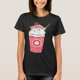 Kitty Kat Aardbei Smoothie T-shirt