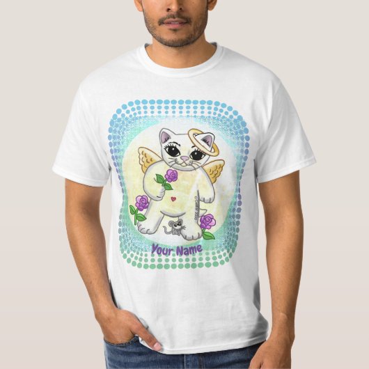 Kitty kat engel t-shirt (Voorkant)
