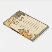 Kitty Kat Kladblok Takenlijst Post-it® Notes (Schuin)