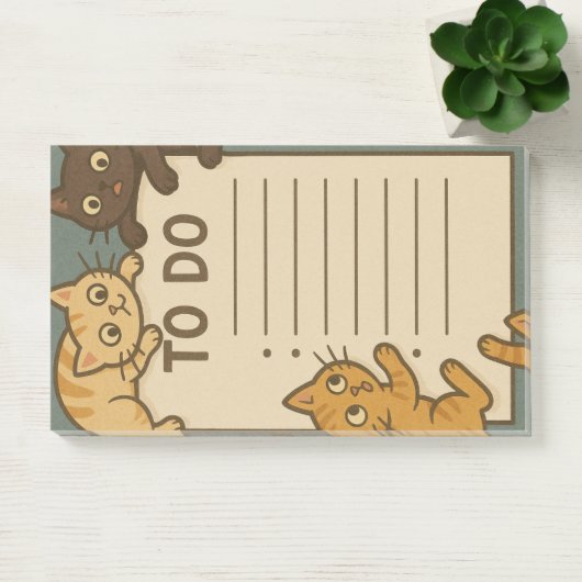 Kitty Kat Kladblok Takenlijst Post-it® Notes (Kantoor)