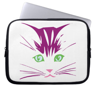 Kitty Kat Zoet Gezicht Laptop Sleeve