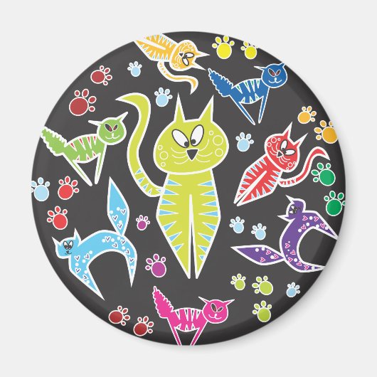 Kitty Katten Magnet Magneet (Voorkant)