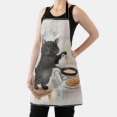 KItty Kichen Black Cat, Apron Schort (Insitu)
