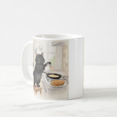 KItty Kichen Black Cat, Coffee Mug Koffiemok (Voorkant links)
