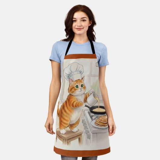 Kitty Kitchen, Apron Schort (Gedragen)