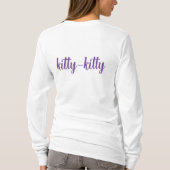 Kitty-Kitty kat T-shirt (Achterkant)