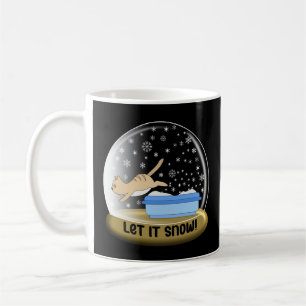 Kitty Litter Snow Globe Mug