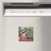Kitty Love Games Custom Art Refrigerator Magnet (In Situ (Lave-vaisselle))