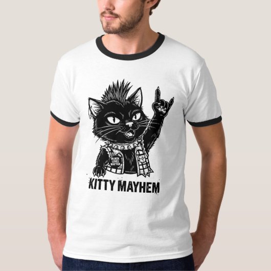 Kitty Mayhem T-shirt (Voorkant)