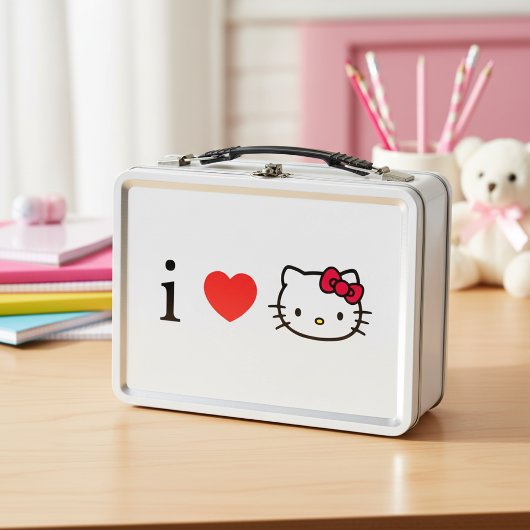 Kitty Metal Lunch Box