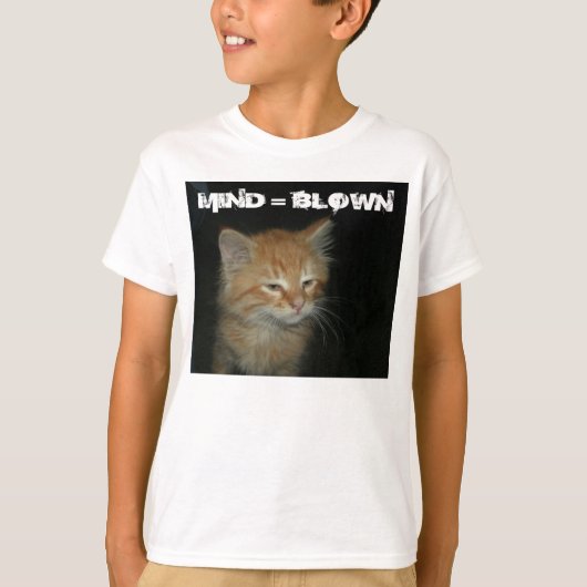 Kitty "MIND = BLOWN" Enfants T-shirt bio (Devant)