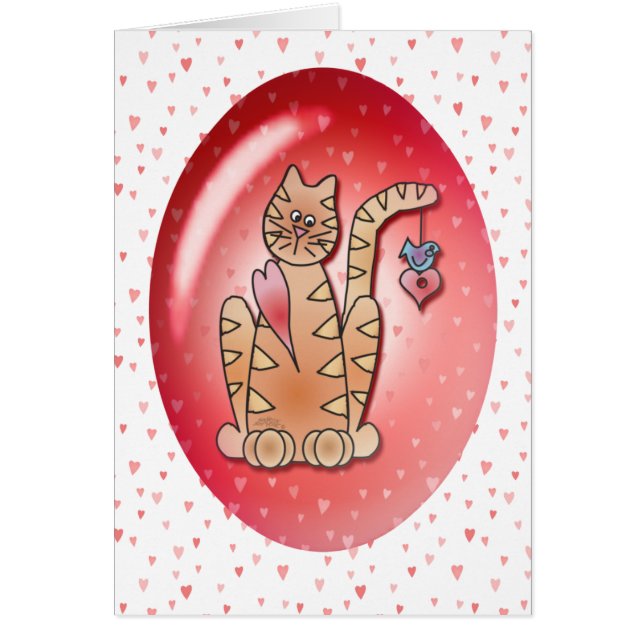 KITTY, OISEAU et COEURS par SHARON SHARPE (Devant)